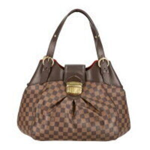 Louis Vuitton Sistine Damier Ebene Shoulder Bag Brown